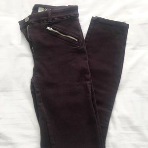 High Waisted GAP Plum Skinny Jeans